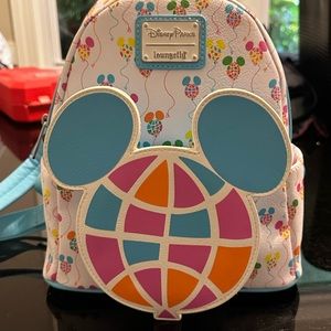 Epcot Loungefly mini backpack